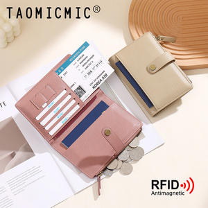 TAOMICMIC RFID盗難防止パスポートバッグ保護用デュアルカードスロットドライバーのライセンスカードバッグ旅行航空券 - Product Image 5