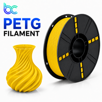 Becreative PETG 3D-Filament 1,75mm 1kg Hohe Zähigkeit Geruchsarm Kein Verziehen Zuverlässiger Druck für Vorrichtungen und Werkzeugherstellung