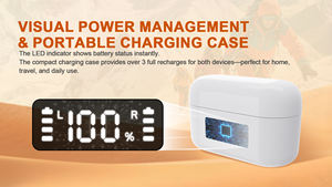 เครื่องช่วยฟังจิ๋วแบบซ่อนในรูหู JINGHAO ผลิตในจีน ชาร์จได้ เชื่อมต่อบลูทูธ สำหรับผู้มีปัญหาทางการได้ยิน - Product Image 2