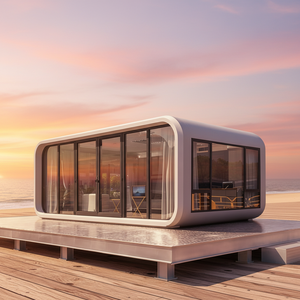 Cabaña <span class=keywords><strong>Prefabricada</strong></span> de 20 Pies, Casa Modular, Hotel, Oficina, Cabaña Tipo Apple, <span class=keywords><strong>Cabana</strong></span> de Manzana <span class=keywords><strong>Prefabricada</strong></span> - Product Image 1