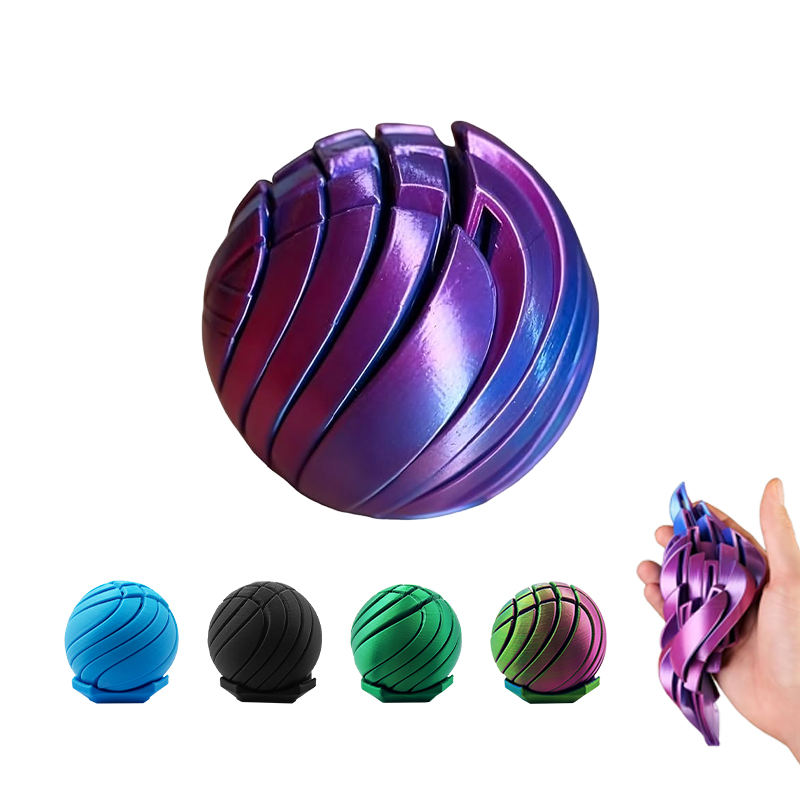 Slaimu Plastic Stress Ball-Squishy Sensory Fidget Toy for Anxiety Relief | Non-Toxic & Mess-Free
