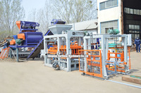 Prix de la machine à blocs creux QT6-15, vente de machines à briques en ciment, prix de la machine à fabriquer des blocs de béton