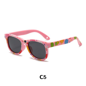 Gafas de Sol Polarizadas para Niños con Diseño de Dibujos Animados, Lentes TAC con Logotipo Personalizado para Viajes y Fotografía Urbana - Product Image 2