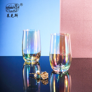 Crystal Cup Set Rainbow Aurora Glass 2 Piece Birthday Gift For Her - Product Image 4