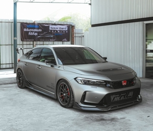 ชุดแต่งคาร์บอนไฟเบอร์แห้ง สำหรับ Honda <span class=keywords><strong>Civic</strong></span> <span class=keywords><strong>Type</strong></span> <span class=keywords><strong>R</strong></span> FL5 ปี <span class=keywords><strong>2023</strong></span> 2024 2025 ประกอบด้วยลิ้นหน้า สเกิร์ตข้าง ดิฟฟิวเซอร์หลัง และสปอยเลอร์ - Product Image 3