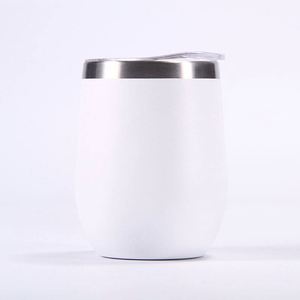 Mug à café isotherme personnalisé en acier inoxydable écologique à double paroi, sans pied, avec couvercle, capacité 350 ml, verres à boire en métal - Product Image 2