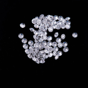 Sieraden van topkwaliteit, lab-gecreëerde kleur D <span class=keywords><strong>E</strong></span> F, briljant geslepen witte losse ronde moissanite met kleurspel/vuur, door een derde partij gecertificeerd - Product Image 4