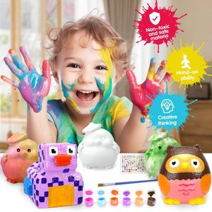 Kit di Pittura in Vinile Fai-da-Te per Bambini, Crea il Tuo Piccolo Pollo Giallo, Kit Educativo di Arte e Artigianato - Product Image 5