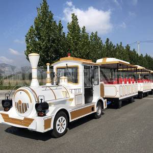 <span class=keywords><strong>Tours</strong></span> de train sans rail touristiques électriques pour enfants adultes Attractions panoramiques pour visites de la ville - Product Image 5