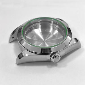 Accessoires pour boîtier de montre 40 mm compatibles avec le mouvement 3130, boîtier argenté pour montre Lightning <span class=keywords><strong>116400</strong></span>, taille de l'axe de la montre 20 mm - Product Image 6