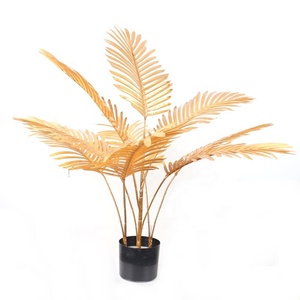 Hot Bán Vàng <span class=keywords><strong>Phoenix</strong></span> <span class=keywords><strong>Palm</strong></span> Cho Trang Trí Nội Thất Nhân Tạo Lá Areca Chrysalidocarpus Lutescens Cây Cọ - Product Image 2