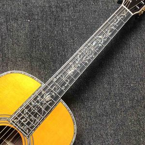 Guitarra acústica de madera de caoba <span class=keywords><strong>AA</strong></span>, cuerpo <span class=keywords><strong>OO</strong></span> personalizado, 39 pulgadas, cuello, una unidad - Product Image 4