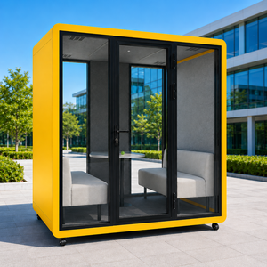 Cabine insonorisée mobile personnalisée pour bureau, diffusion <span class=keywords><strong>en</strong></span> direct sur les réseaux sociaux, <span class=keywords><strong>chambre</strong></span> insonorisée, cabine téléphonique insonorisée - Product Image 5
