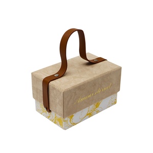 Boîte en carton ondulé personnalisée pour snacks, emballage en papier avec poignée - Product Image 4