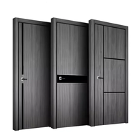 Portes en bois massif de haute qualité de différentes formes et tailles Prévention des incendies pour l'application de chambre à coucher Fabriqué sur mesure