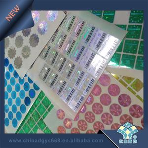 Clear Anti-Counterfeit PET Adhesive Hologram Sticker with Custom Design and Label - Product Image 6