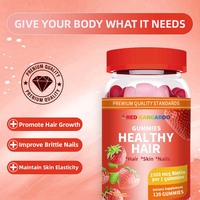 Gummies à la biotine fabriquées en usine OEM pour femmes, maintien de l'élasticité de la peau, promotion de la croissance des cheveux, gummies pour cheveux sains