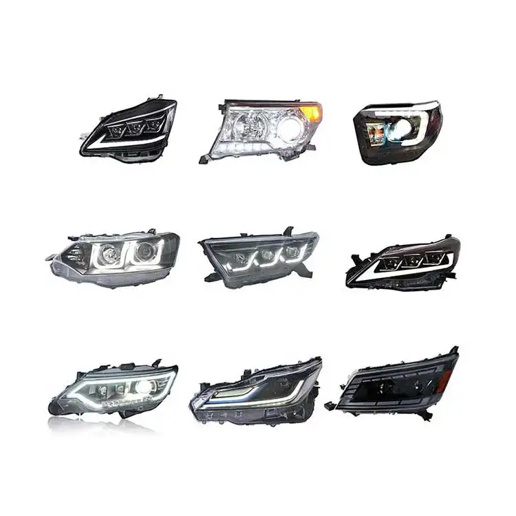 Car Headlights For Toyota Prius ZVW30 Headlamp Lens 2009 2010 2011 2012 2013 2014 2015