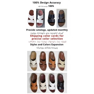 Luxury Arabic Sandal Exotic Leather Arab <b>Shoe</b> Factory Italian Premium Genuine Leather Customized Metal Parts Ramadan - Product Image 6