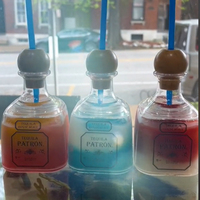 Ensemble de gobelets en plastique pour vin de fête Don Julio, bouteille en plastique pour tequila patron, gobelet à boire, récipient, gobelets en plastique pour tequila