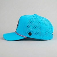 Casquette de pickleball perforée découpée au laser avec logo personnalisé, respirante, séchage rapide, performance sportive, casquette de golf pour hommes et femmes