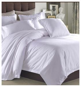 Tinh khiết trắng <span class=keywords><strong>combed</strong></span> percale 100% <span class=keywords><strong>cotton</strong></span> siêu mềm vải cho Dubai khách sạn tấm ga trải giường <span class=keywords><strong>bedding</strong></span> <span class=keywords><strong>Set</strong></span> - Product Image 6