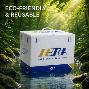 Caja Refrigeradora Portátil para Vacunas NERA Serie G, Lista para Envío a Domicilio, Cuidado de la Salud, Temperatura de 2-8 Grados ° C para 72H, Ideal para el Control de Enfermedades Crónicas - Product Image 1