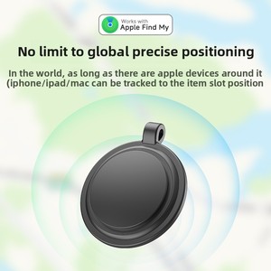 Mini traceur <span class=keywords><strong>GPS</strong></span> intelligent étanche IP67 en plastique pour chats/chiens/petits animaux, alarme antivol pour enfants, compatible Bluetooth iOS, 1 an - Product Image 2