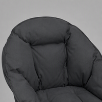 Chaise pliante de camping surdimensionnée et rembourrée, avec porte-gobelet et poche latérale, portable, pour extérieur, plage et pique-nique