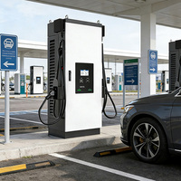 Chargeur rapide DC commercial 120 kW, station de recharge CCS2 CE OCPP, chargeur DC pour véhicules électriques avec certification ETL