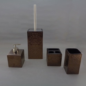 Juego de Accesorios de Baño Modernos de 4 Piezas, Porta Jabón, Escobilla <span class=keywords><strong>para</strong></span> Inodoro, Acero Inoxidable 304 - Product Image 5