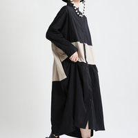 Vêtements personnalisés de fantaisie pour femmes, robe longue à col roulé pour femmes, grande taille 4XL 5Xl, usine chinoise OEM pour femmes/