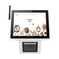 Vérificateur de prix de terminal intelligent de 8 pouces avec lecteur de codes-barres pour supermarché Android Pos