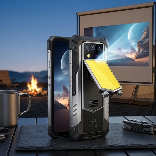 5G  Rugged Phone Oukitel WP100 TITAN 12GB+512GB 200MP Camera 6.8" Android 15 MediaTek Dimensity 7300 Octa Core NFC Smartphone