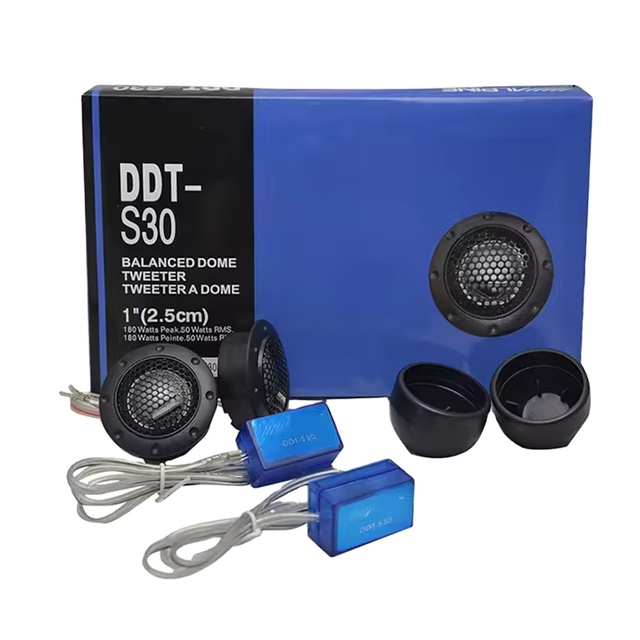 Wholesale High Quality Balanced Dome Car Mini Speakers Car Audio 1inch Small Speaker Set DDT-S30