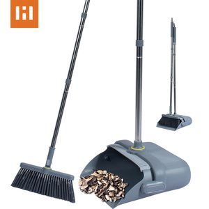 HOLAMOPA MultiAngle Broom Dustpan Combo with <b>Locking</b> Joints AntiTangle Bristles - Product Image 1