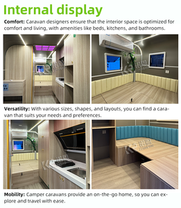 Remolque de Comida para Eventos, Remolque de Campamento OEM de Moda, con Baño, para Viajes Familiares Semanales - Product Image 5