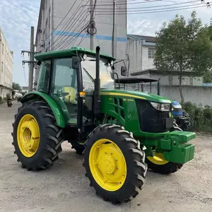 รถแทรกเตอร์ทางการเกษตร,รถแทรกเตอร์ขนาดกะทัดรัดใช้ในฟาร์ม Massey Ferguson John 100HP 4WD