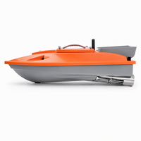 Perahu Umpan Plastik Portabel dengan Baterai Isi Ulang, Motor Ganda, GPS, dan Tombol Kembali Satu Sentuhan untuk Memancing di Danau dan Kolam