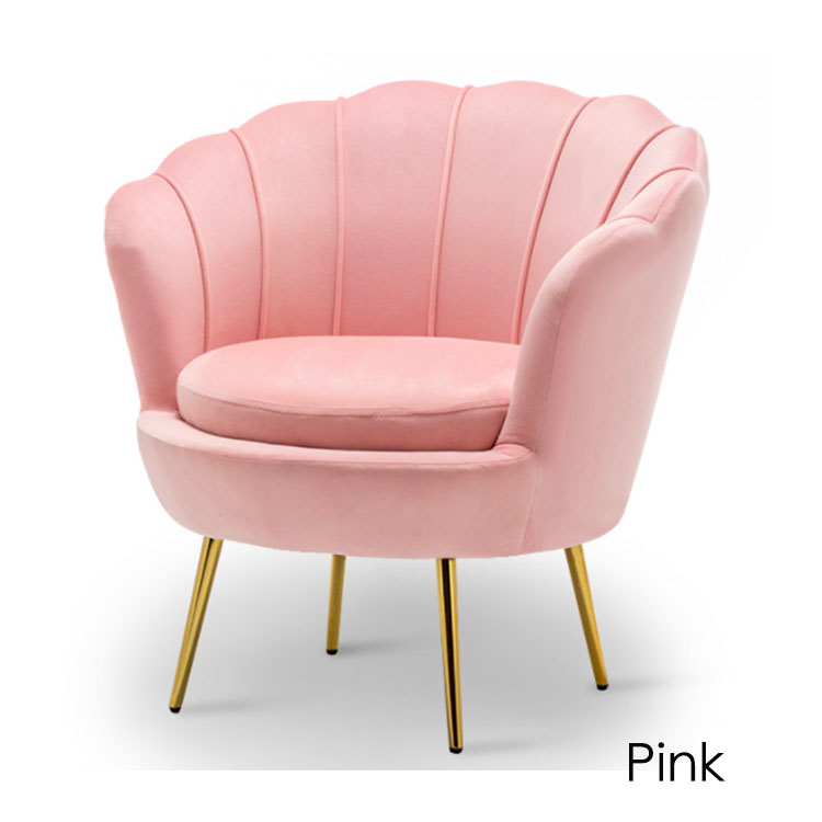Nordic fabric small apartment single sofa leisure balcony bedroom clothing store dessert shop sofa chair