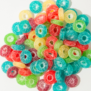 Factory Wholesale Bulk Customized Fruity Jelly Gummy Ring Sour <strong>Christmas</strong> Circle Ring Gummies Halal Low Price Soft <strong>Sweets</strong> - Product Image 6