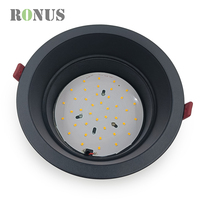 Mini Spot lumineux de plafond Ultra mince IP44 SMD 5W 7W pour magasin, lumière LED encastrée