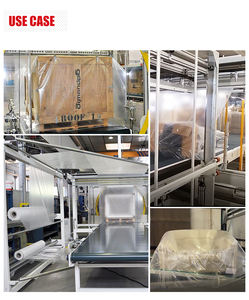 גיליון פוליאתילן פס פלסטיק גליל מגן סרט פלסטיק ירידה פלסטיק סרט אריזה - Product Image 6