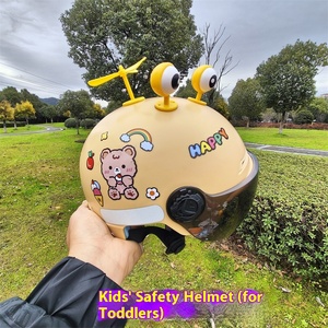 <span class=keywords><strong>Casque</strong></span> de protection solaire pour enfants certifié 3C, respirant, ABS, universel, quatre saisons, équipement de sécurité pour voiture électrique, bébé, anti-chute - Product Image 2