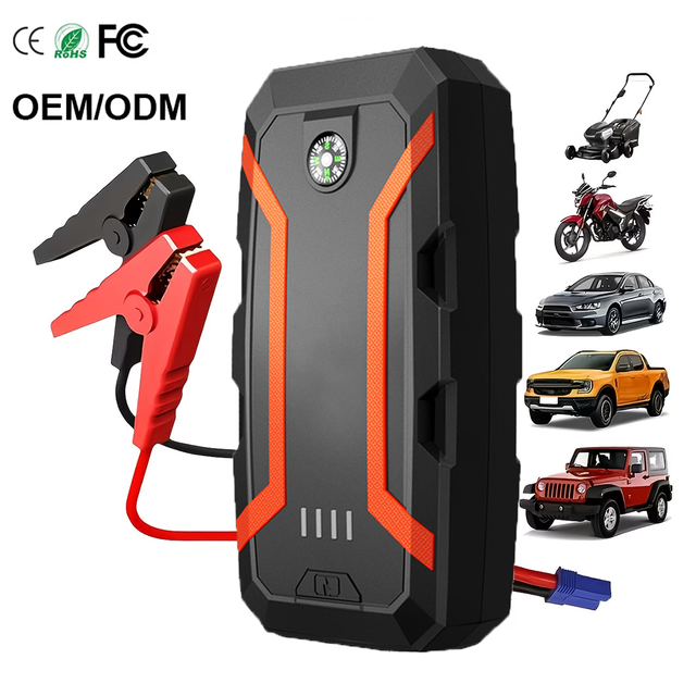 OEM&ODM 1000A/2000A/3000A Lithium Battery Booster Car Jump Starter Power Bank Portable Car Battery Jump Starter