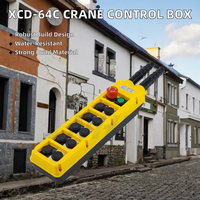 Télécommande de grue électrique étanche XCD-64C, contrôleur de boîte de palan, interrupteur à bouton-poussoir, niveau IP65, plastique, 1NO 10A 220V