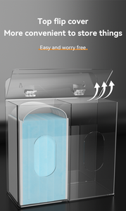 Durable Classic Acrylic <b>Wall</b> <b>Storage</b> Mask Box Organizer for Efficient Mask <b>Storage</b> - Product Image 5