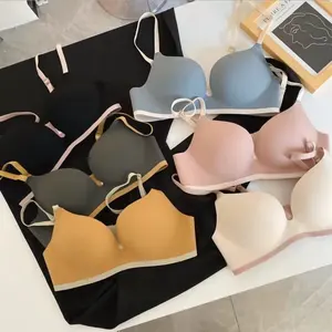 Sexy Abc Cup Bras Voor Vrouwen Naadloze Beha Push Up Draadloze Beha Intimates Vrouw Lingerie Ondergoed Lingerie 0328