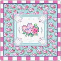 Tapis de jeu de mahjong américain à motif floral de carnations, antidérapant, avec support en caoutchouc, surface imperméable, réduction du bruit