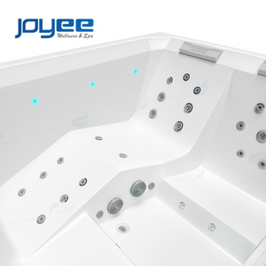 JOYEE Spa <span class=keywords><strong>de</strong></span> jardin extérieur pour 3 personnes, fabricant OEM, pour B&B, hôtels et jardins, usine chinoise réputée - Product Image 3